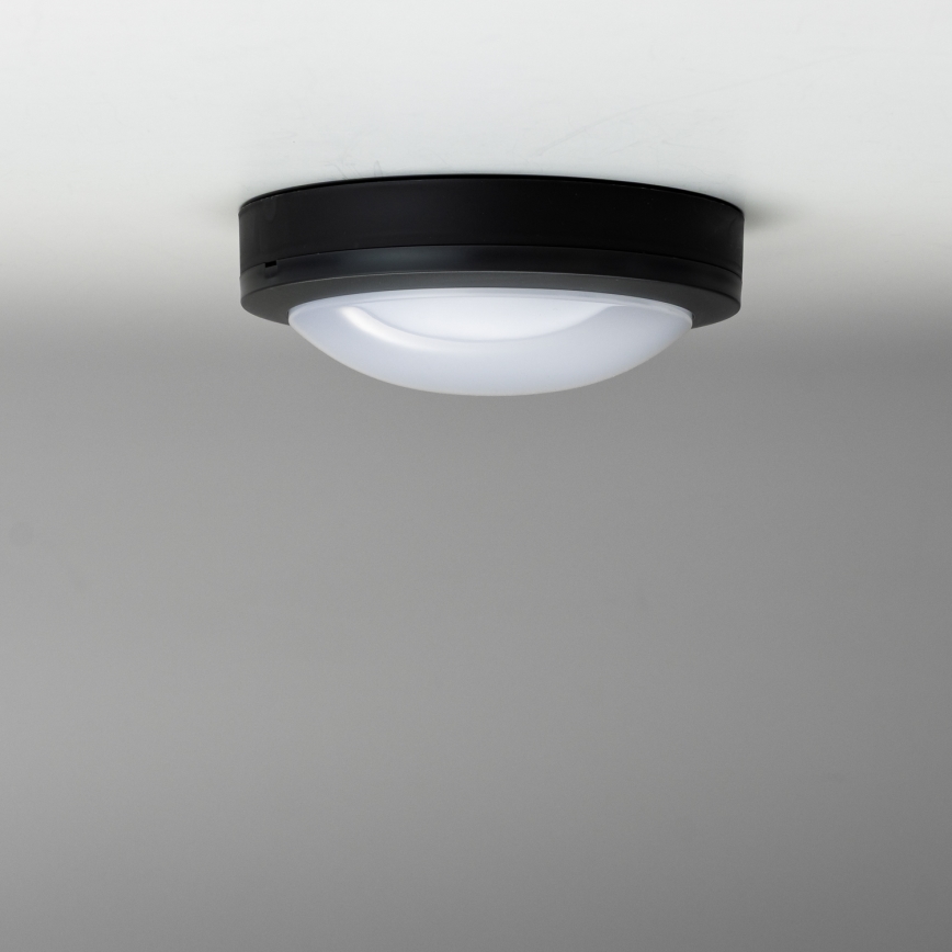 Brilagi - Plafón LED de exterior LED/13W/230V diá. 17 cm IP54 antracita
