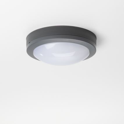 Brilagi - Plafón LED de exterior LED/13W/230V diá. 17 cm IP54 antracita