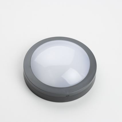 Brilagi - Plafón LED de exterior LED/13W/230V diá. 17 cm IP54 antracita