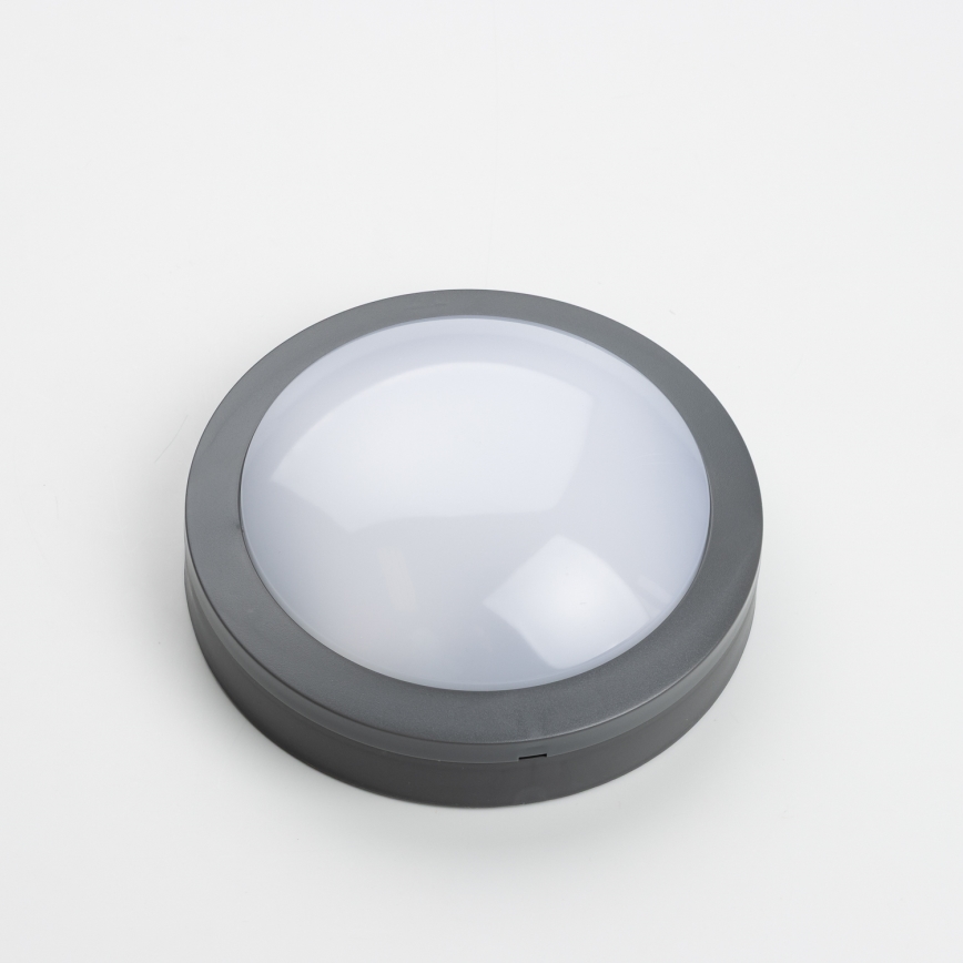 Brilagi - Plafón LED de exterior LED/13W/230V diá. 17 cm IP54 antracita