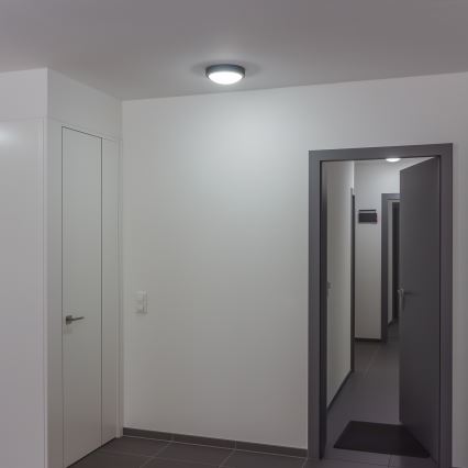 Brilagi - Plafón LED de exterior LED/20W/230V diá. 23 cm IP54 antracita