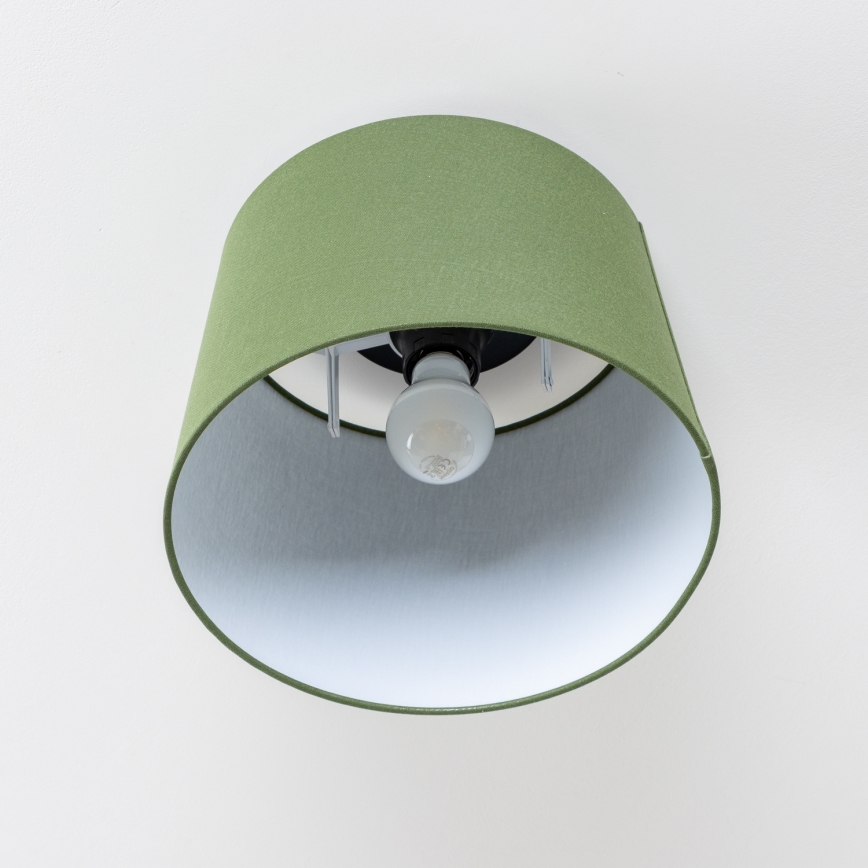 Brilagi - Plafón LED de superficie CERIA 1xE27/40W/230V Ø 30 cm verde