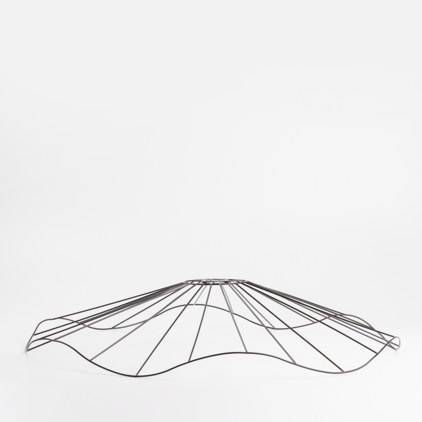 Brilagi - Plafón LED de superficie CERIA WIRE 1xE27/40W/230V Ø 80 cm negro/roble