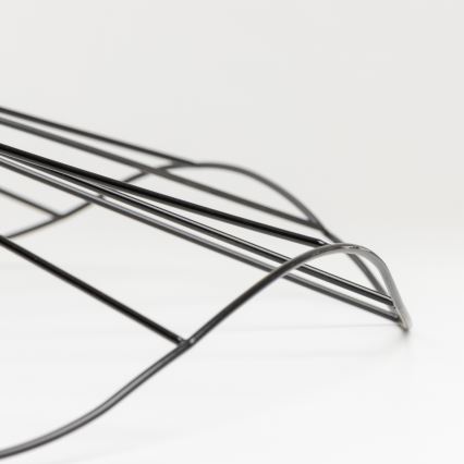 Brilagi - Plafón LED de superficie CERIA WIRE 1xE27/40W/230V Ø 80 cm negro/roble