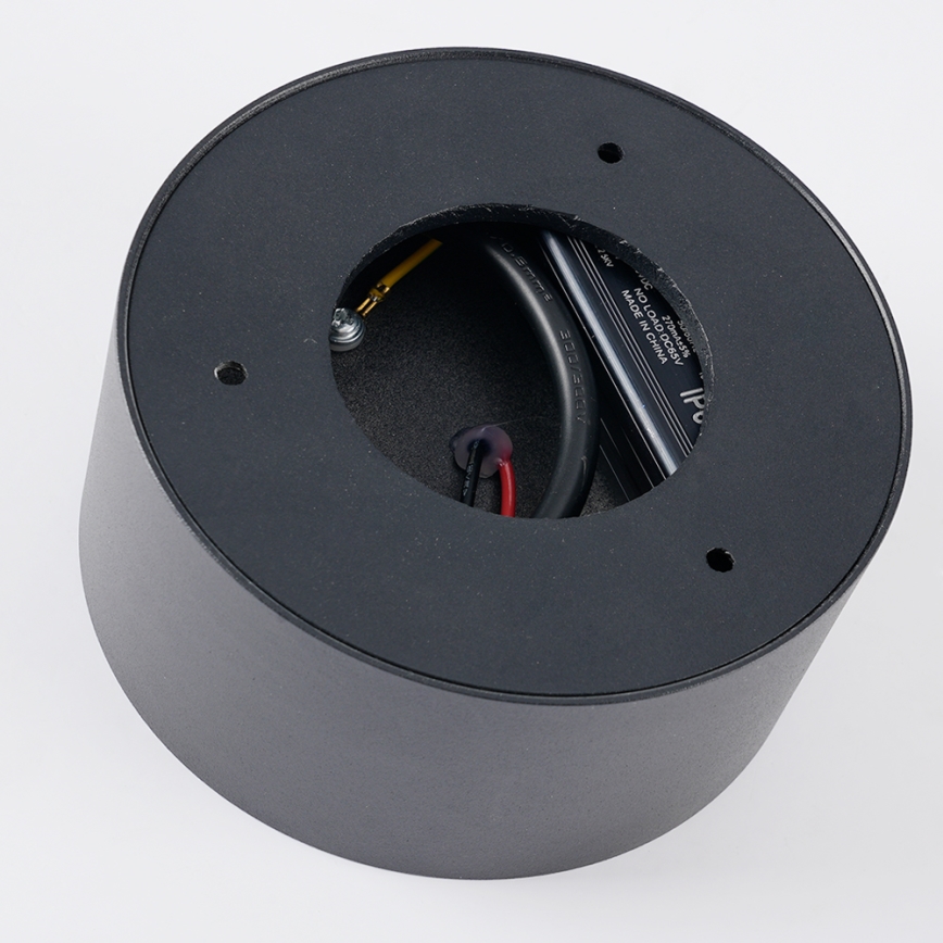 Brilagi - Plafón LED para baño FORIS LED/14W/230V, diámetro 12 cm, antracita, IP44