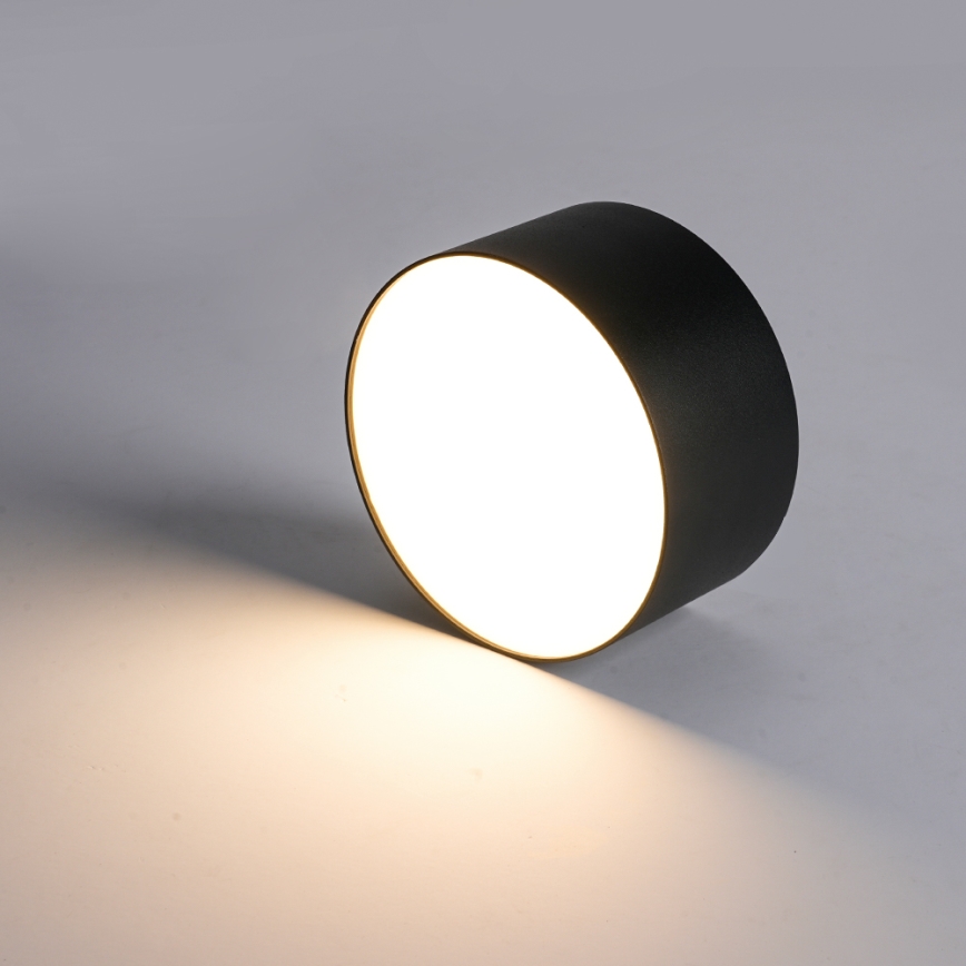 Brilagi - Plafón LED para baño FORIS LED/20W/230V, Ø 15 cm, negro, IP44