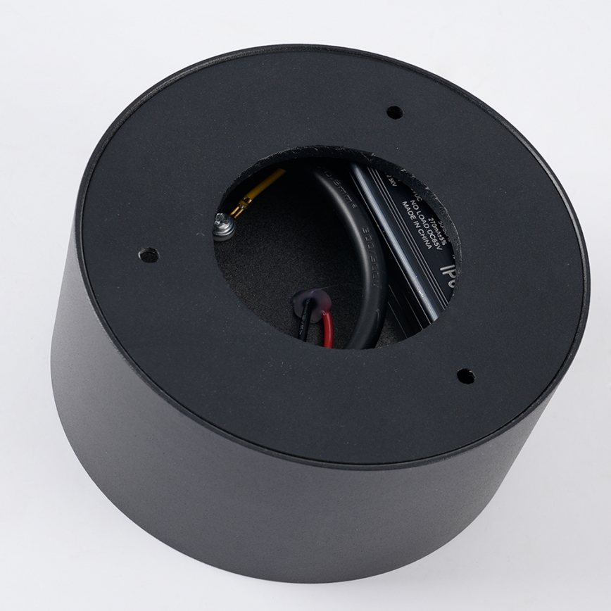 Brilagi - Plafón LED para baño FORIS LED/20W/230V, Ø 15 cm, negro, IP44