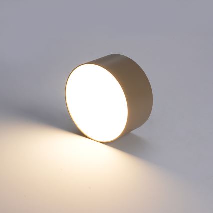 Brilagi - Lámpara de techo LED para baño FORIS LED/9W/230V Ø 9 cm beige IP44 CRI 90
