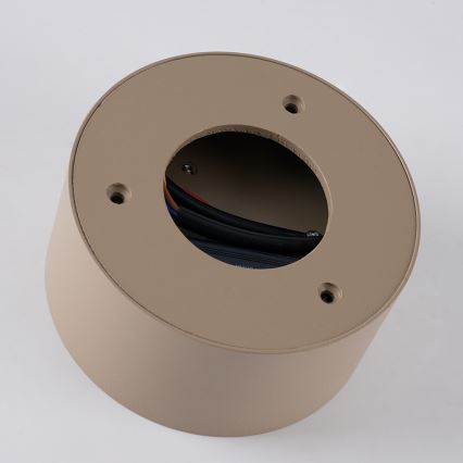 Brilagi - Lámpara de techo LED para baño FORIS LED/9W/230V Ø 9 cm beige IP44 CRI 90