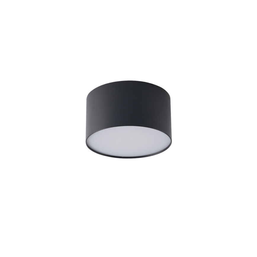 Brilagi - Plafón LED de techo para baño FORIS LED/9W/230V Ø 9 cm negro IP44