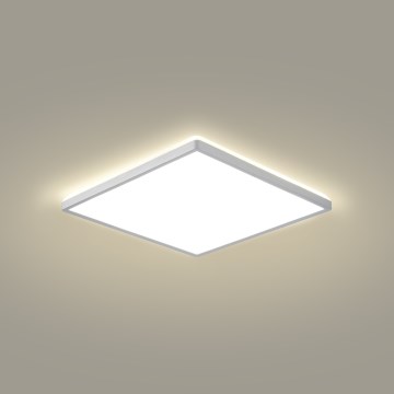 Brilagi - Plafón LED de techo para baño ULTRA SLIM LED/18W/230V 30x30 cm plateado IP54