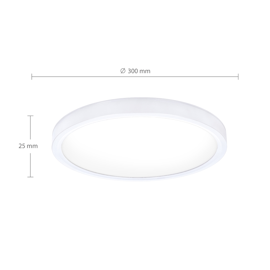 Brilagi - Plafón LED ESTELA LED/18W/230V blanco