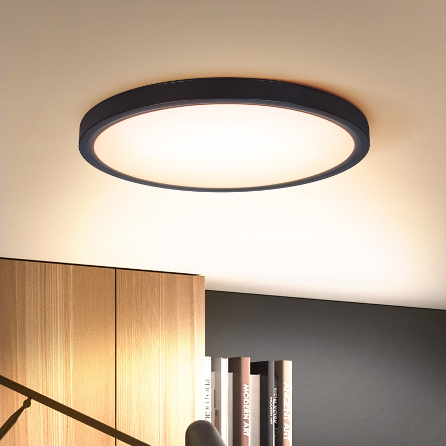 Brilagi - Plafón LED ESTELA LED/18W/230V negro