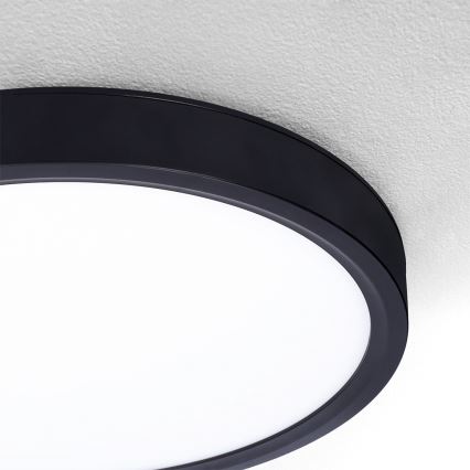 Brilagi - Plafón LED ESTELA LED/18W/230V negro