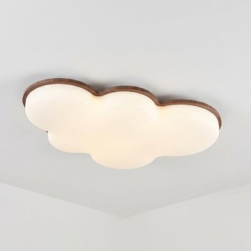 Brilagi - Plafón LED infantil CLOUD LED/54W/230V blanco