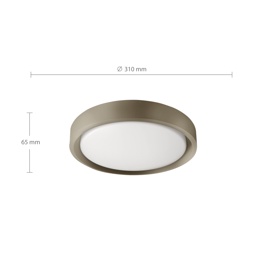 Brilagi - Plafón LED MATTEO LED/24W/230V Ø 31 cm taupe