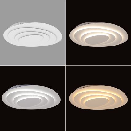 Brilagi - Plafón LED regulable MODERN MINI LED/48W/230V 3000/4000/6000K 41x34,3 cm + control remoto