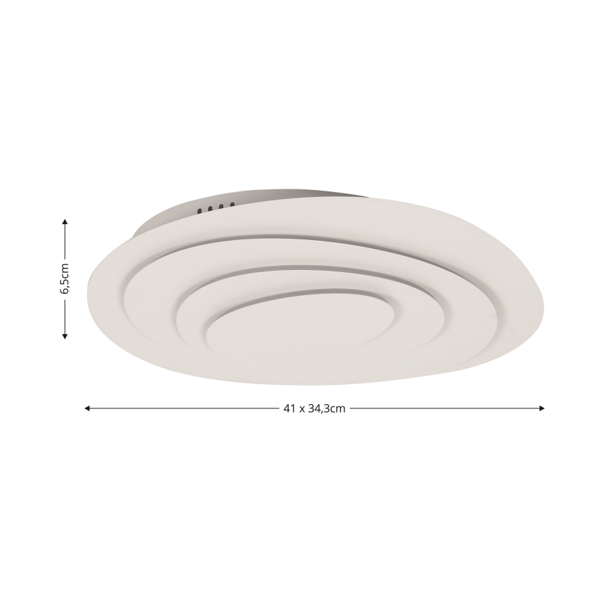 Brilagi - Plafón LED regulable MODERN MINI LED/48W/230V 3000/4000/6000K 41x34,3 cm + control remoto