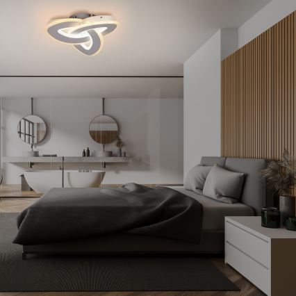 Brilagi - Lámpara de techo LED regulable MODERN MINI LED/49W/230V 3000-6000K 30x30 cm + mando a distancia