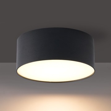 Brilagi - Plafón LED para baño FORIS LED/20W/230V, Ø 15 cm, negro, IP44