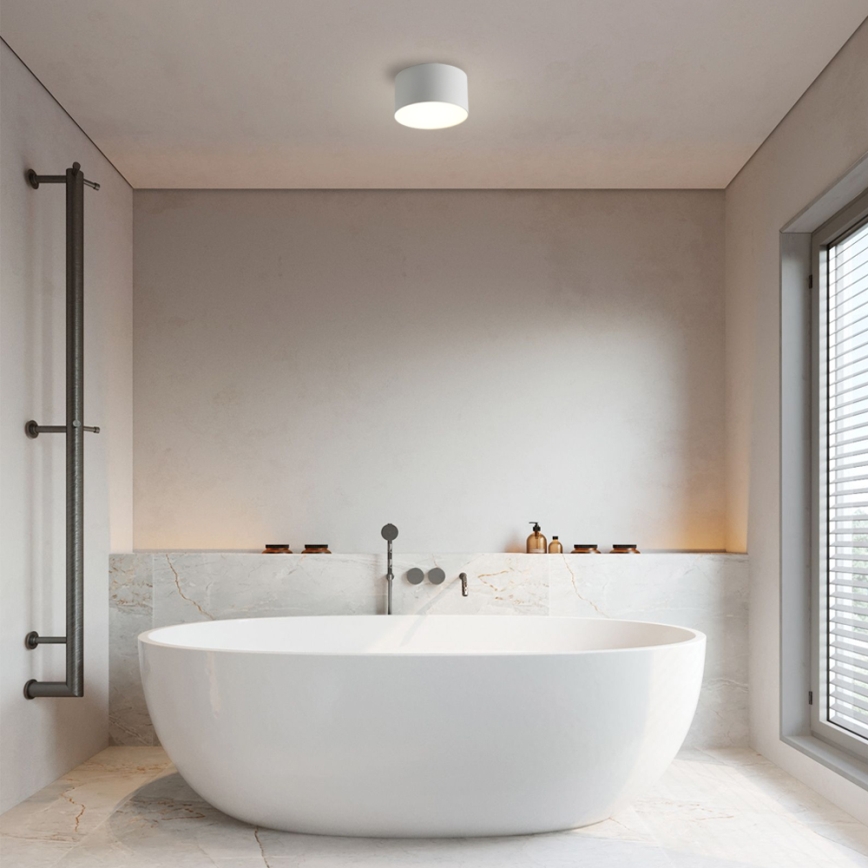 Brilagi - Plafón LED para baño FORIS LED/9W/230V Ø 9 cm blanco IP44