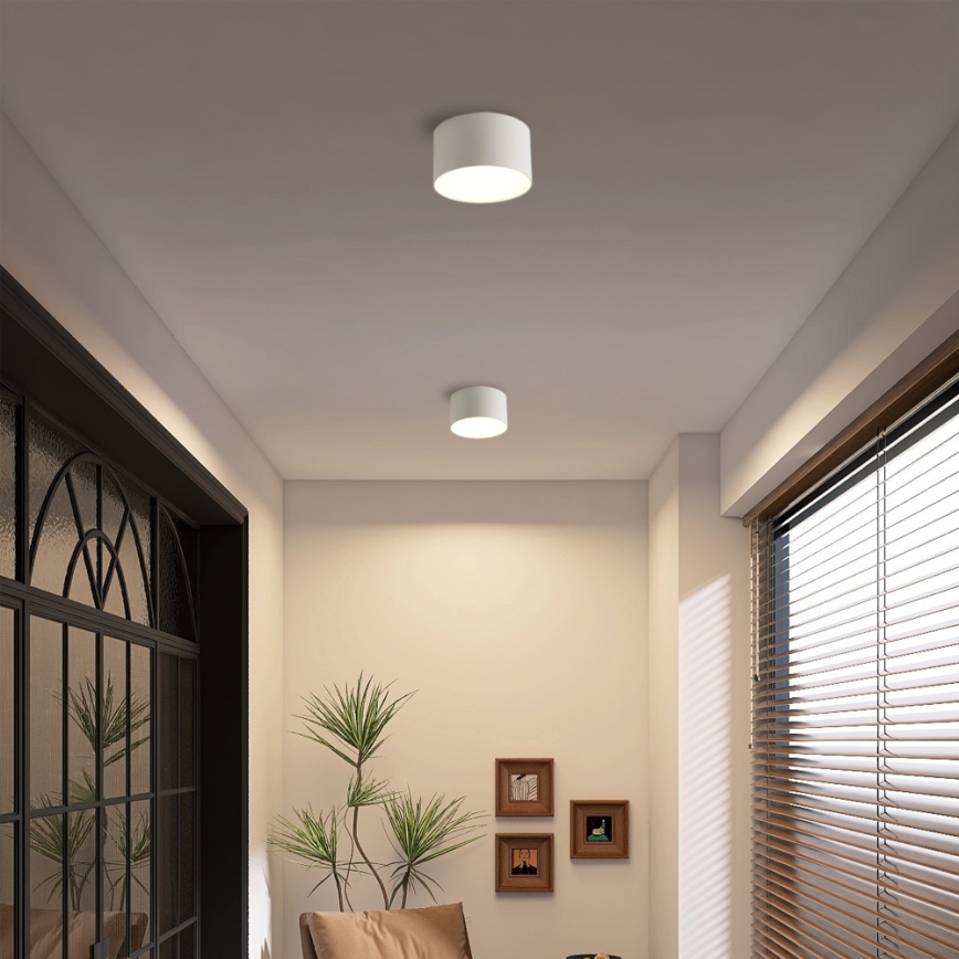 Brilagi - Plafón LED para baño FORIS LED/9W/230V Ø 9 cm blanco IP44