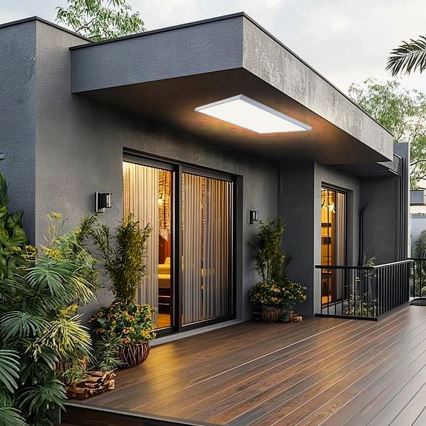 Brilagi - Plafón LED para baño FRAME LED/96W/230V 120x60 cm 3000/4000/6000K IP44 blanco