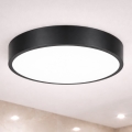Brilagi - Plafón LED para baño POOL LED/36W/230V 3000/4000/5500K Ø 40 cm IP54 negro