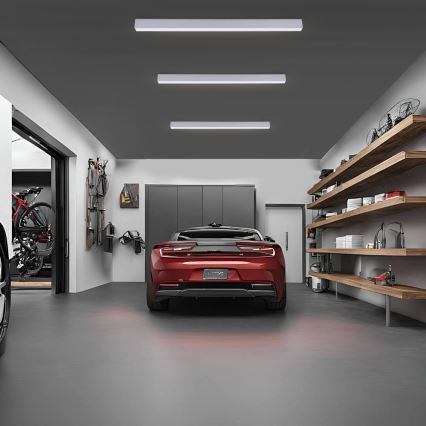 Brilagi - Plafón LED de techo para baño SLEEKLINE LED/40W/230V 3000/4500/6000K plateado IP44