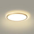 Brilagi - Plafón LED para baño ULTRA SLIM LED/18W/230V Ø 30 cm dorado IP54