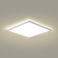 Brilagi - Plafón LED para baño ULTRA SLIM LED/24W/230V 42x42 cm plateado IP54