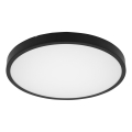 Brilagi - Plafón LED para baño ZENNA LED/24W/230V 34,5x34,5 cm IP44 negro