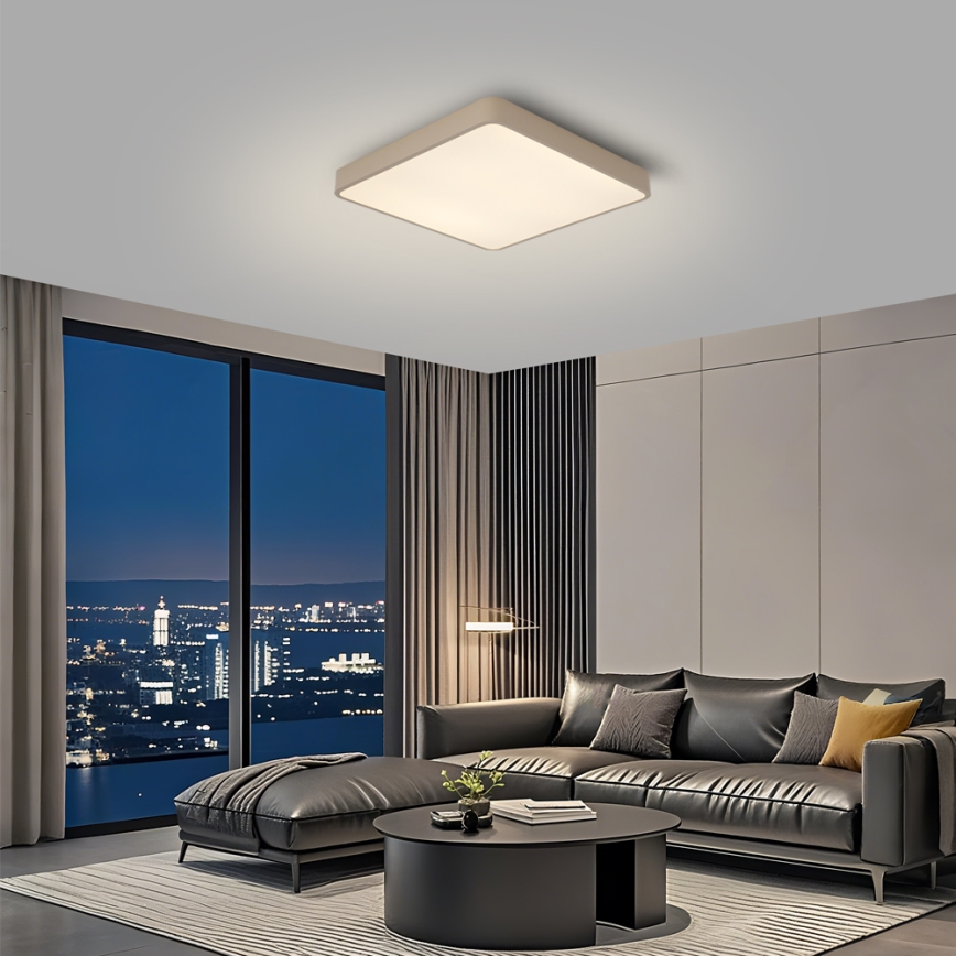 Brilagi - Plafón LED POOL 36W/230V 3000/4500/6000K 40x40 cm beige