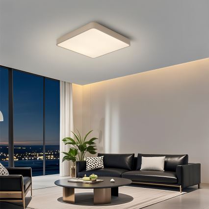 Brilagi - Plafón LED POOL LED/36W/230V 3000/4500/6000K 40x40 cm beige