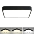 Brilagi - Plafón LED POOL LED/36W/230V 3000/4500/6000K 40x40 cm negro
