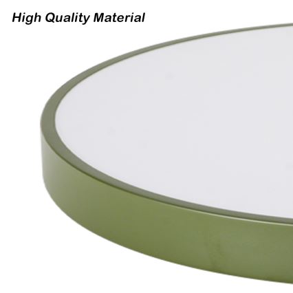 Brilagi - Luminaria de techo LED POOL LED/48W/230V 3000/4000/6000K Ø 40 cm verde