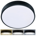 Brilagi - Plafón LED POOL LED/48W/230V 3000/4500/6000K diá. 40 cm negro