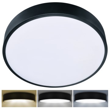 Brilagi - Plafón LED POOL LED/48W/230V 3000/4500/6000K Ø 40 cm negro