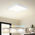 Brilagi - Plafón LED POOL SQUARE LED/36W/230V 3000/4500/6000K 40x40 cm blanco