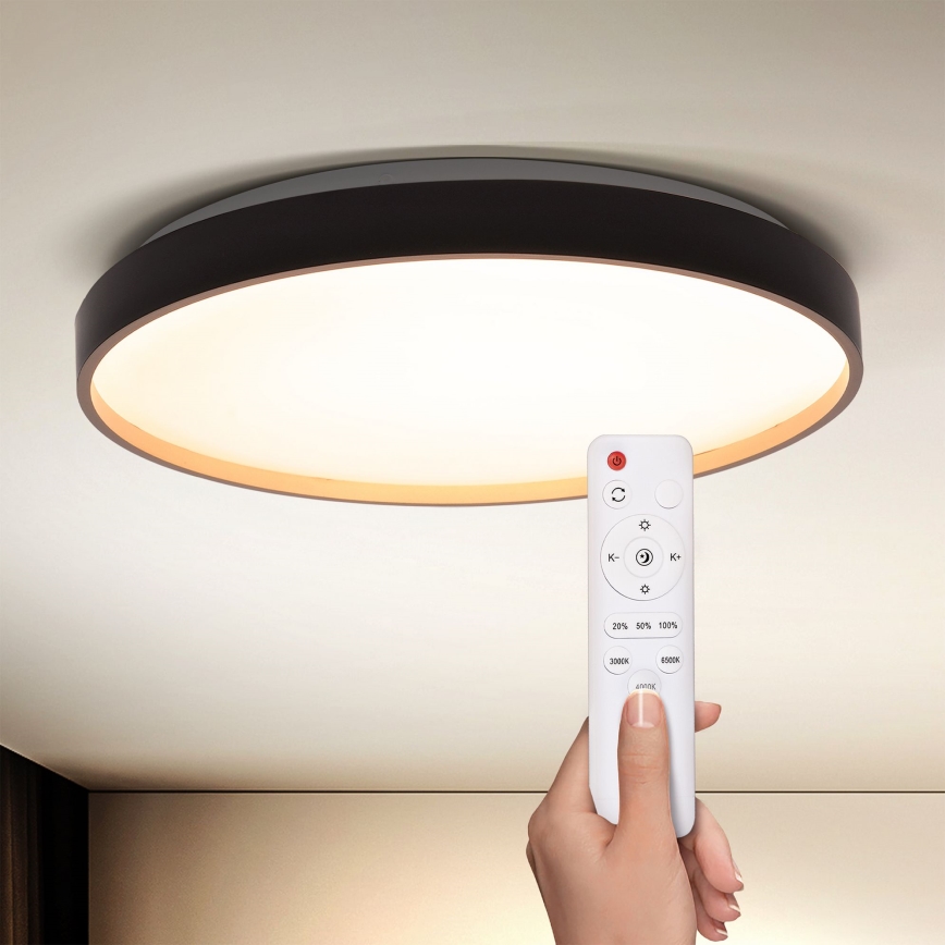 Brilagi - Plafón LED regulable CALA LED/48W/230V 3000-6500K diá. 38 cm + control remoto