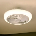 Brilagi - Plafón LED regulable con ventilador LED/30W/230V 3000-6500K blanco + control remoto