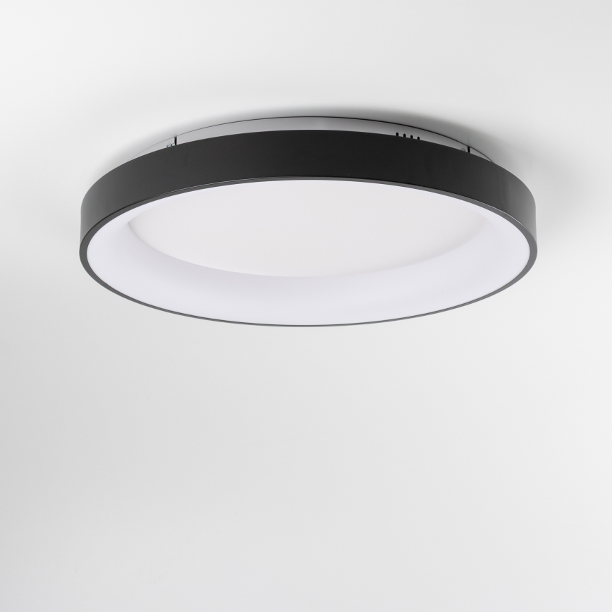 Brilagi - Plafón LED regulable FALCON II LED/99W/230V 3000-6500K Ø 60 cm negro + mando a distancia