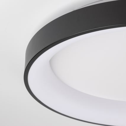 Brilagi - Plafón LED regulable FALCON II LED/99W/230V 3000-6500K Ø 60 cm negro + mando a distancia