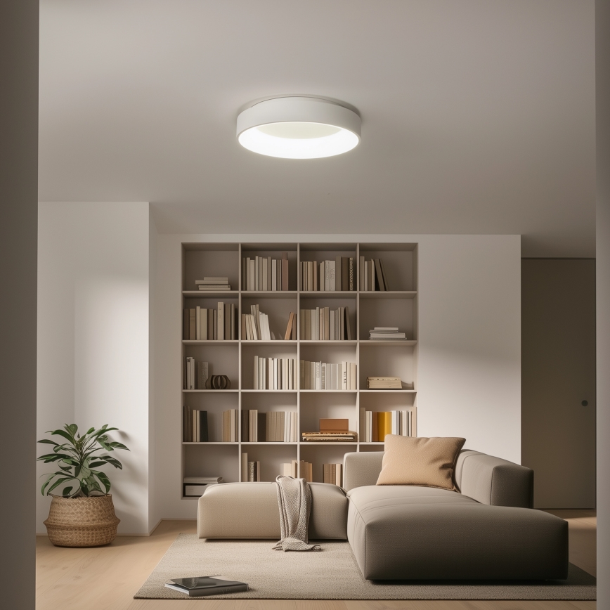 Brilagi - Plafón LED regulable FALCON LED/80W/230V 3000-6500K blanco + mando a distancia