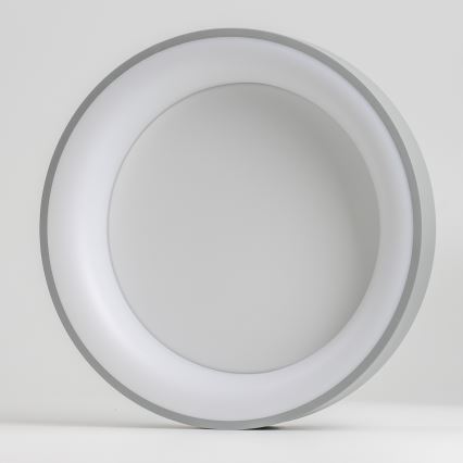 Brilagi - Plafón LED regulable FALCON LED/80W/230V 3000-6500K gris + mando a distancia