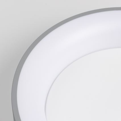 Brilagi - Plafón LED regulable FALCON LED/80W/230V 3000-6500K gris + mando a distancia