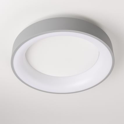 Brilagi - Plafón LED regulable FALCON LED/80W/230V 3000-6500K gris + mando a distancia