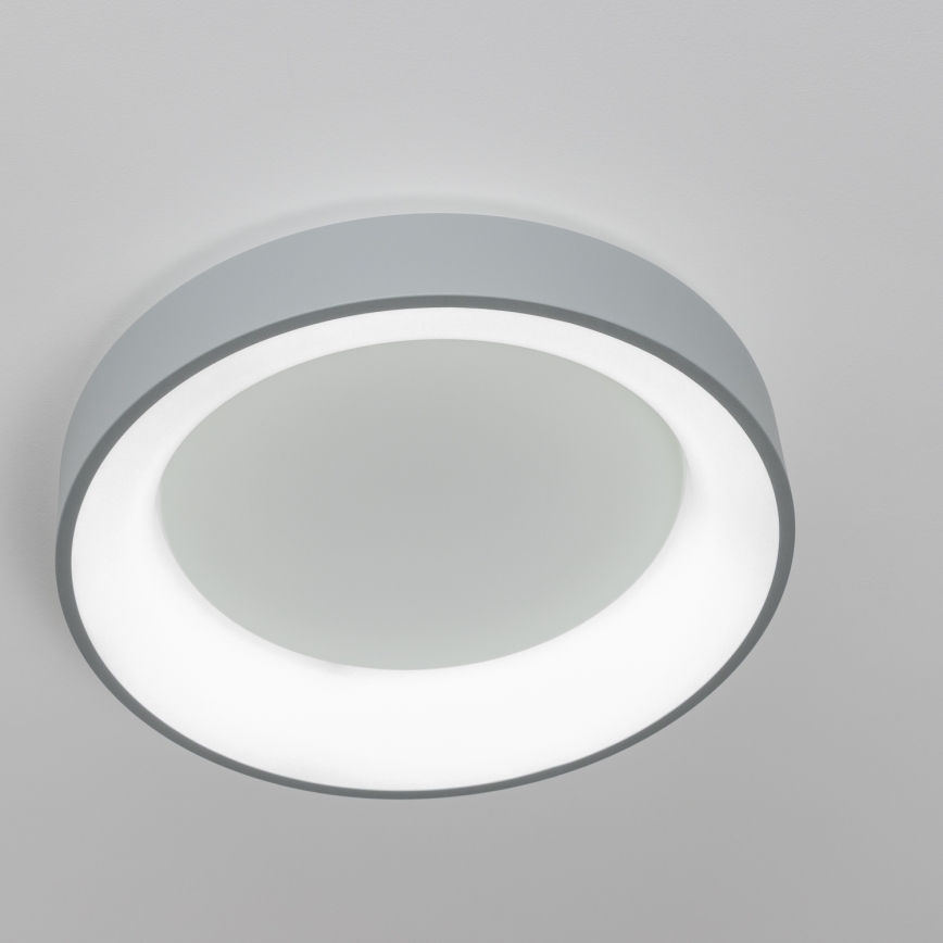Brilagi - Plafón LED regulable FALCON LED/80W/230V 3000-6500K gris + mando a distancia