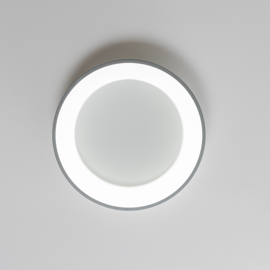 Brilagi - Plafón LED regulable FALCON LED/80W/230V 3000-6500K gris + mando a distancia