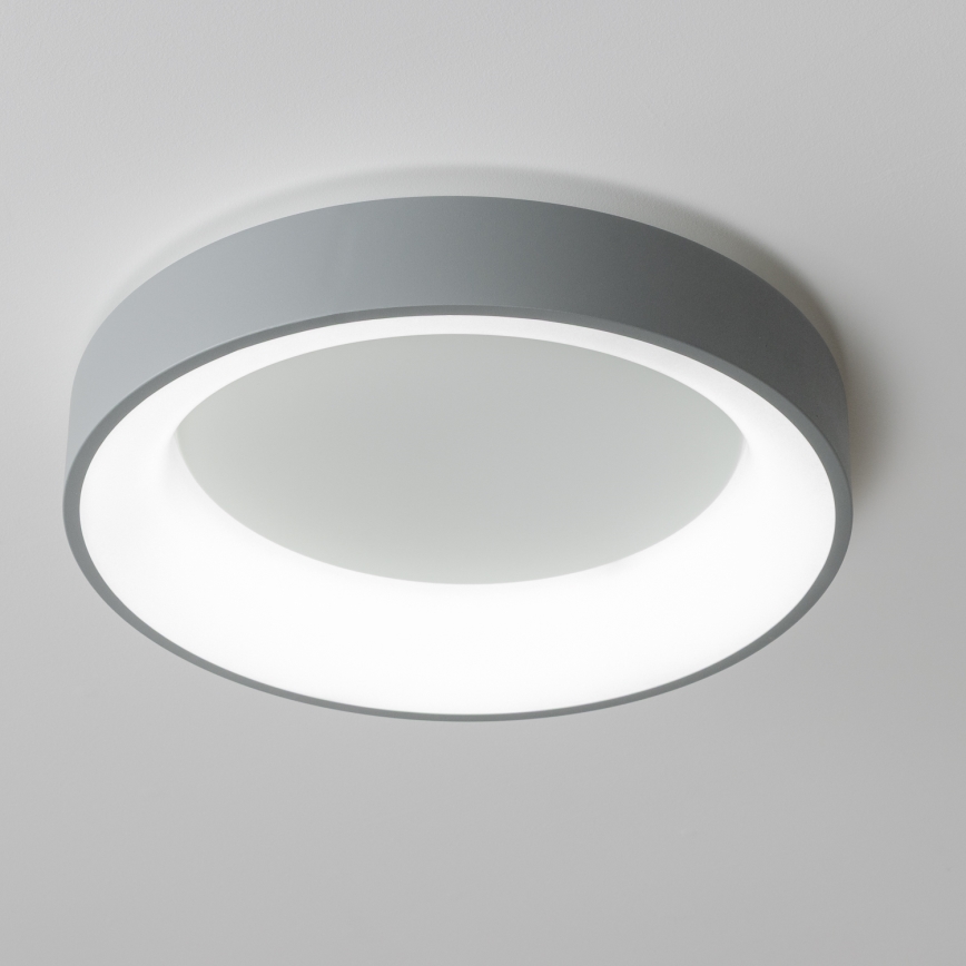 Brilagi - Plafón LED regulable FALCON LED/80W/230V 3000-6500K gris + mando a distancia